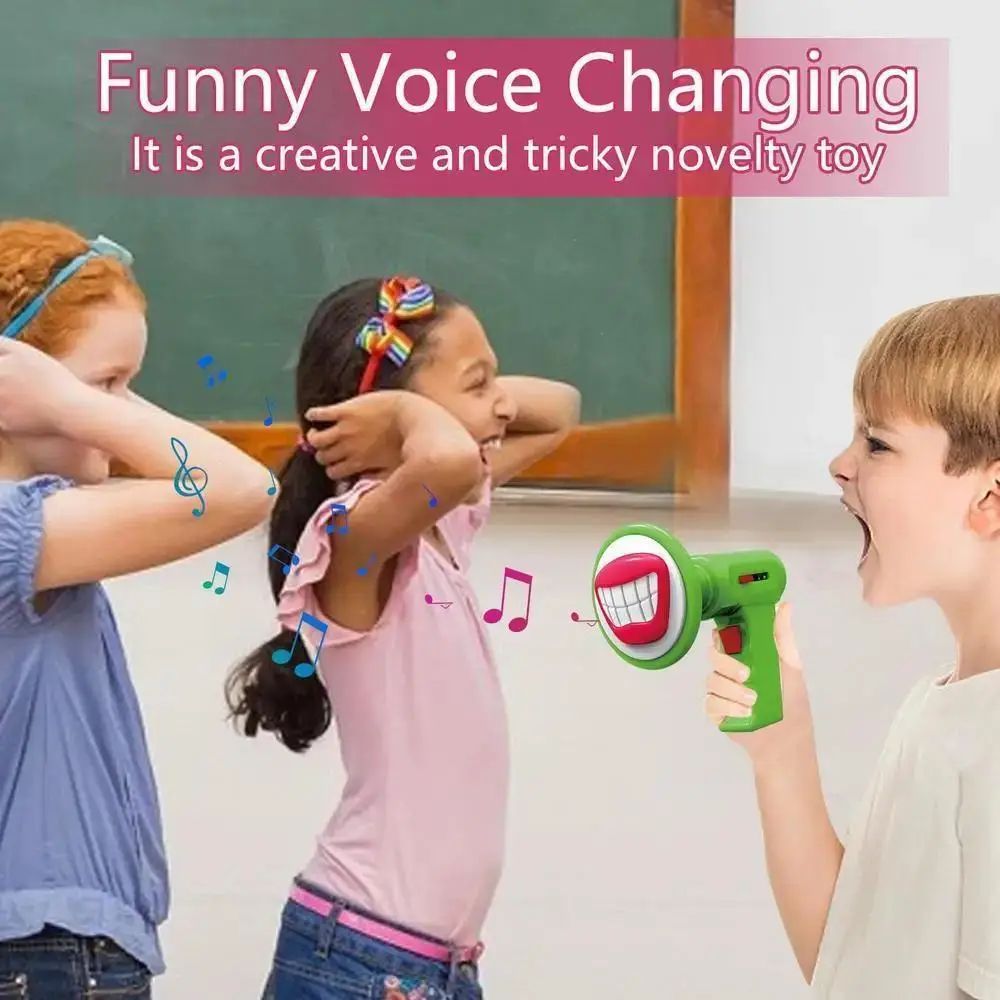 Mini Kids Voice Changer Toy Handheld Megaphone With 6 Fun Sound Effects For Cosplay Pranks And Pla 6