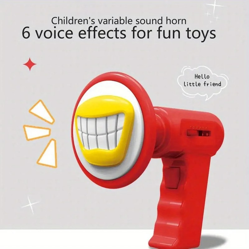 Mini Kids Voice Changer Toy Handheld Megaphone With 6 Fun Sound Effects For Cosplay Pranks And Pla 7