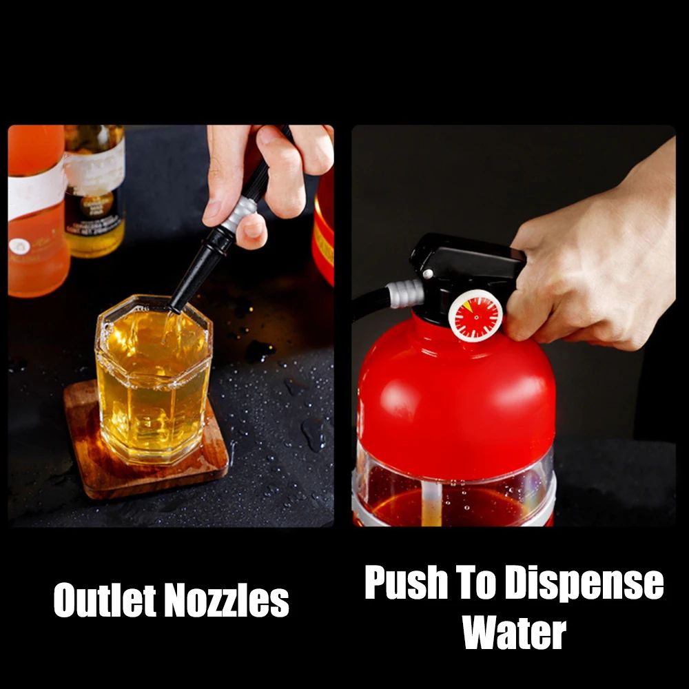 15L Fire Extinguisher Drink Dispenser Fun Beverage Pourer For Wine Beer And Spirits At Parties And 3