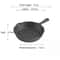 6 Inch Cast Iron Skillet Nonstick Frying Pan With Drip Spouts For Indoor Outdoor And Camping Cooki 7
