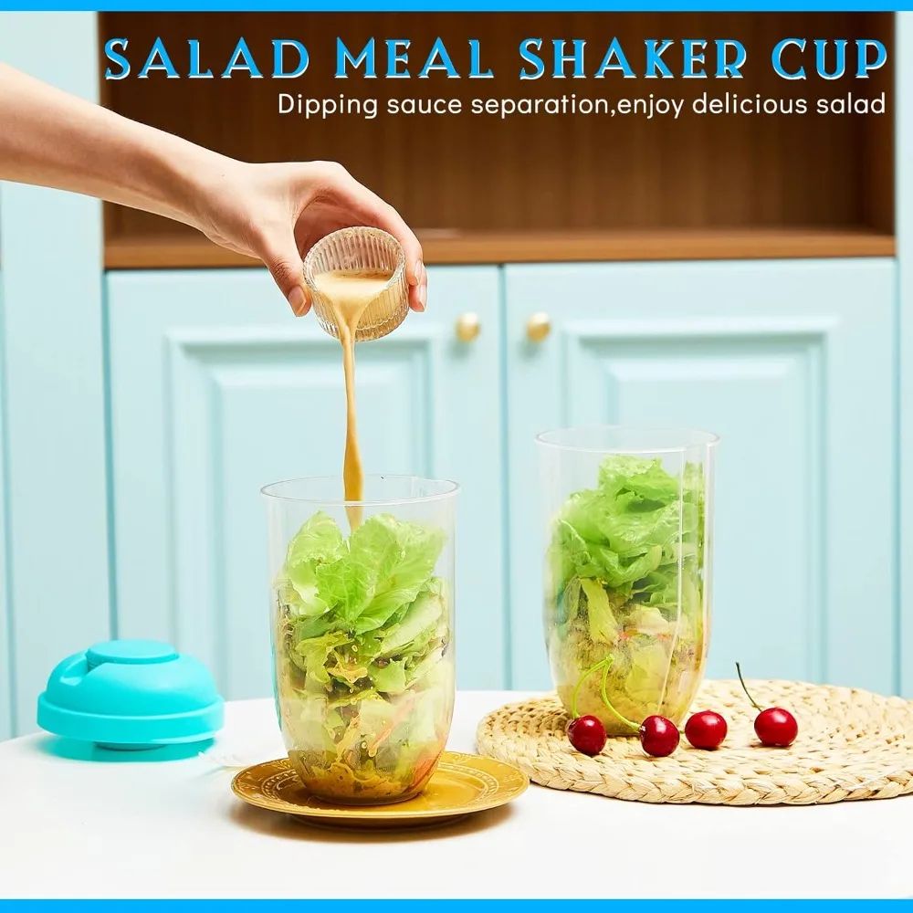Salad Cup With Lid And Fork For Lunch And Meal Prep 2