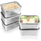 Stainless Steel Food Storage Containers With Lids For Office And Snacks 0