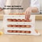 4 Tier Rolling Egg Dispenser Refrigerator Egg Storage Rack Holds 30 Eggs 2