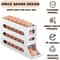 4 Tier Rolling Egg Dispenser Refrigerator Egg Storage Rack Holds 30 Eggs 4