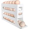 4 Tier Rolling Egg Dispenser Refrigerator Egg Storage Rack Holds 30 Eggs 6