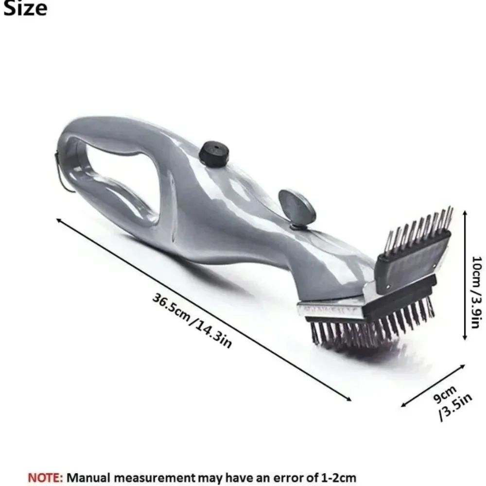 Stainless Steel BBQ Grill Steam Cleaning Brush For Outdoor Grills 5