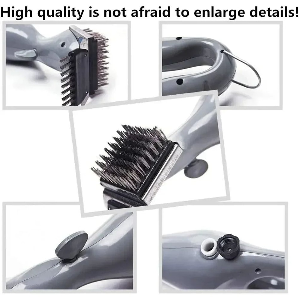 Stainless Steel BBQ Grill Steam Cleaning Brush For Outdoor Grills 7