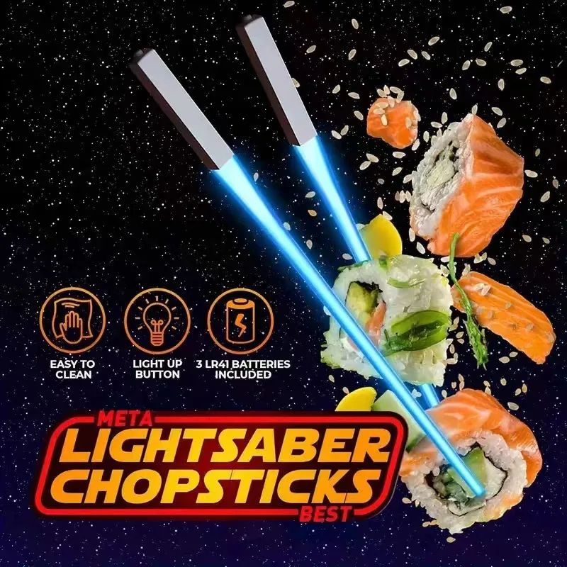 LED Light Emitting Luminous Chopsticks For Kitchen And Dining 1