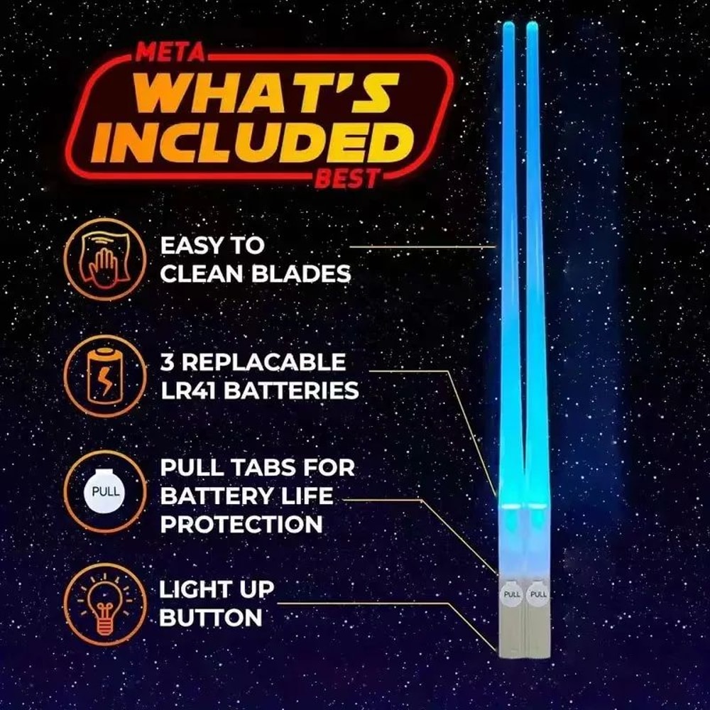 LED Light Emitting Luminous Chopsticks For Kitchen And Dining 3