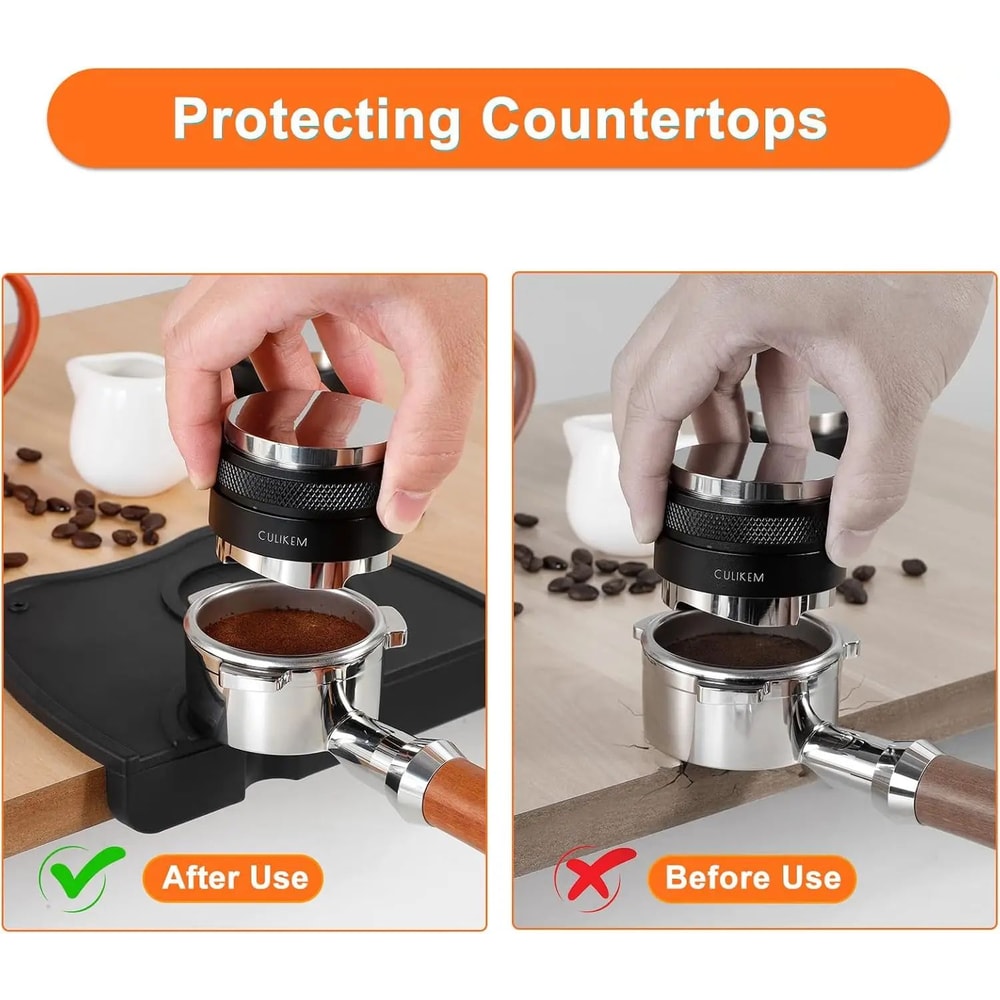 Silicone Coffee Press Mat Espresso Tamper Mat With Anti Slip Counter Protection 4