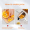 Heavy Duty Manual Citrus Juicer Metal Fruit Squeezer Extractor 4