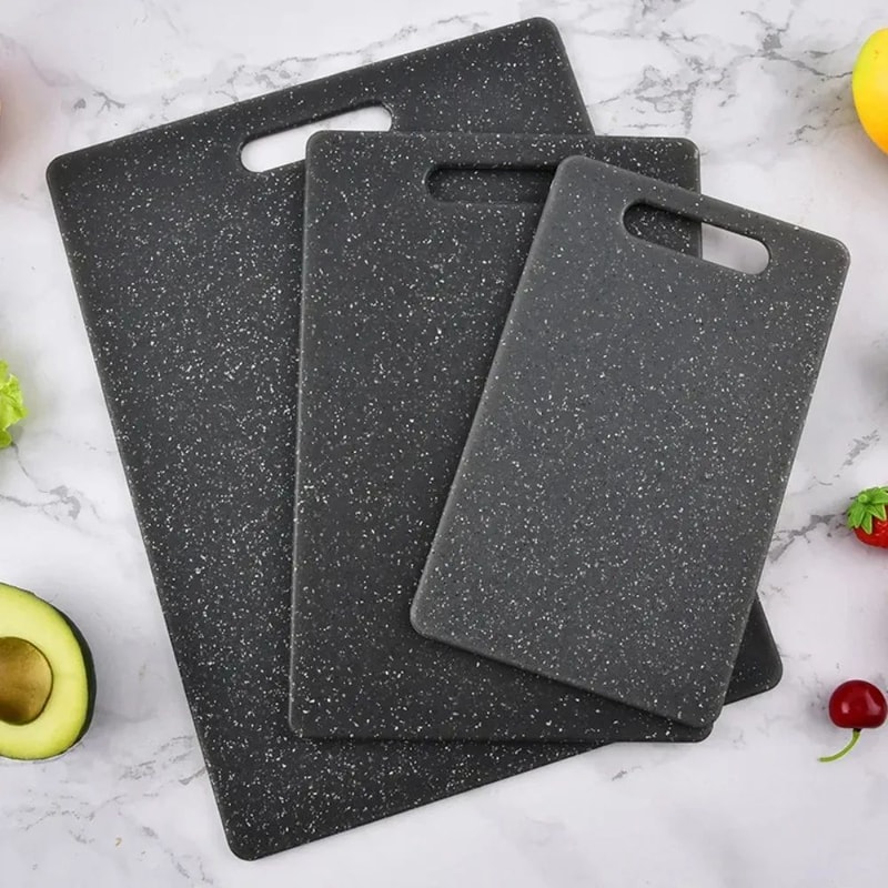 Non Slip Granite Cutting Board With Easy Grip Handle Dishwasher Safe 9