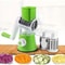 Rotary Vegetable Cutter Kitchen Shredder With Handle And Drum Blades 0