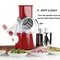 Rotary Vegetable Cutter Kitchen Shredder With Handle And Drum Blades 7