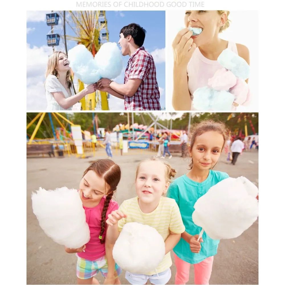 DIY Retro Cotton Candy Machine With Stainless Steel Bowl For Kids And Parties 1