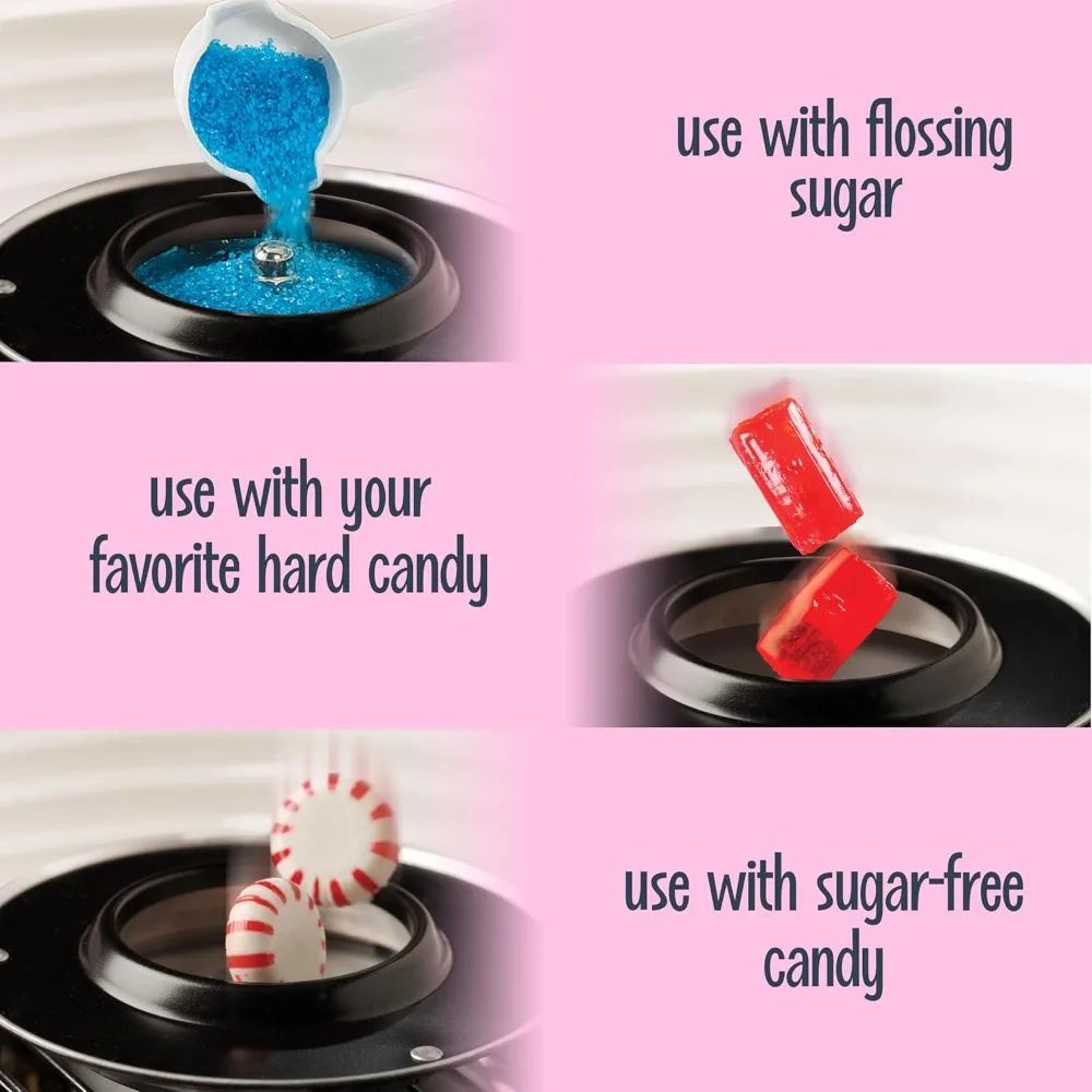 DIY Retro Cotton Candy Machine With Stainless Steel Bowl For Kids And Parties 3