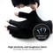 Anti UV Fingerless Nail Gloves For Gel Manicure And LED Lamp Protection 3