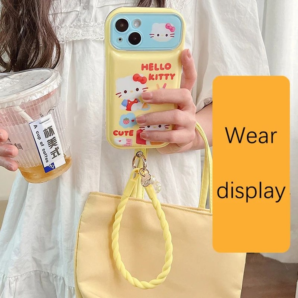 Cute Luminous Bear Phone Strap Long Lanyard Silicone Pendant 4