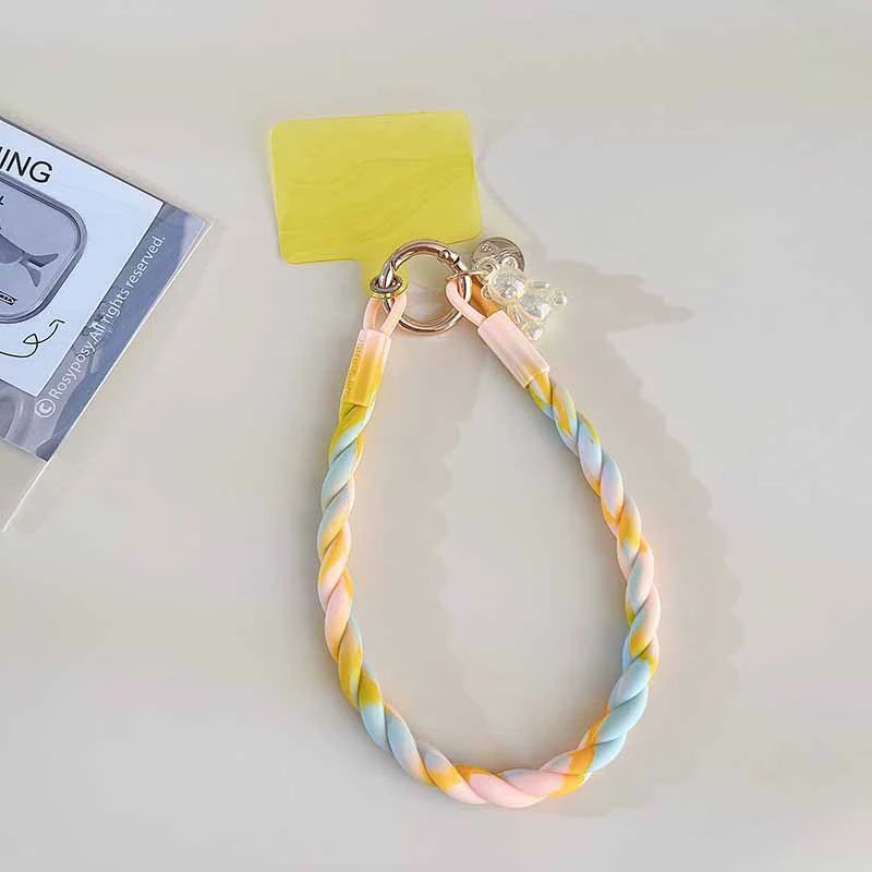 Cute Luminous Bear Phone Strap Long Lanyard Silicone Pendant 20