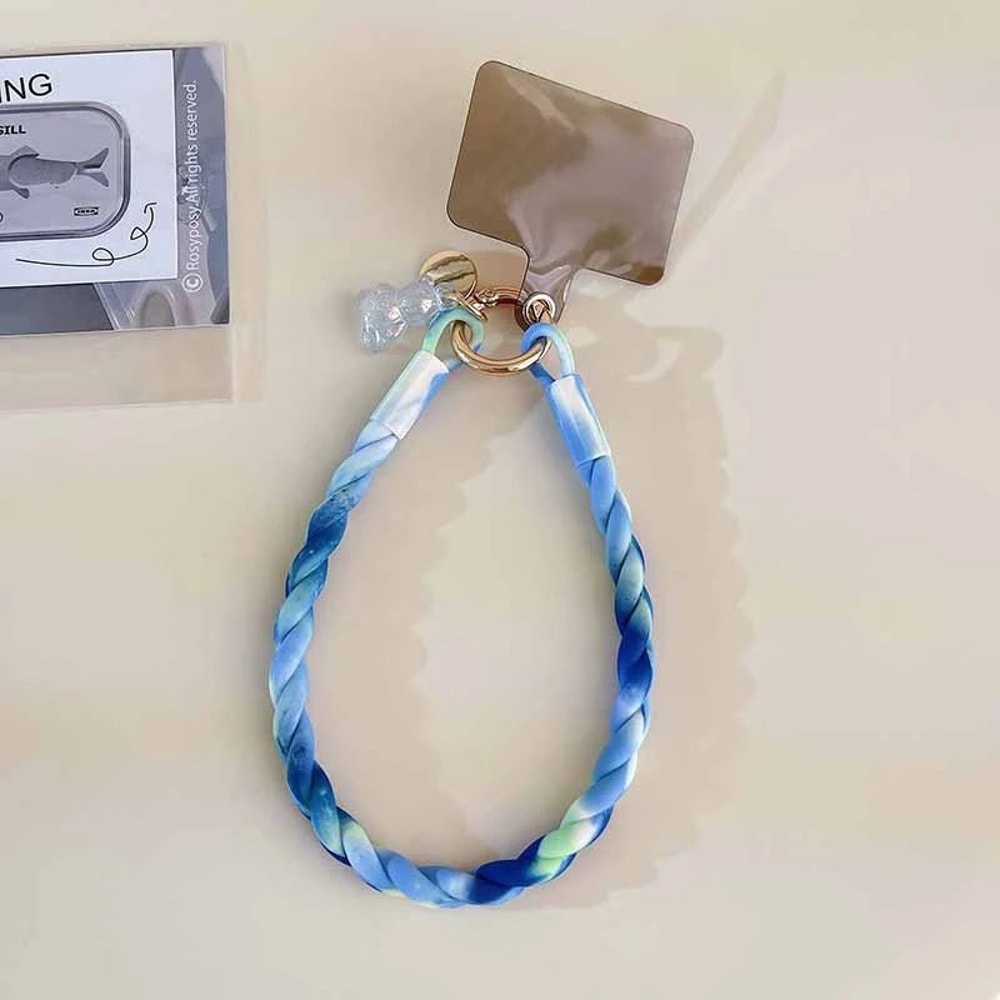 Cute Luminous Bear Phone Strap Long Lanyard Silicone Pendant 21