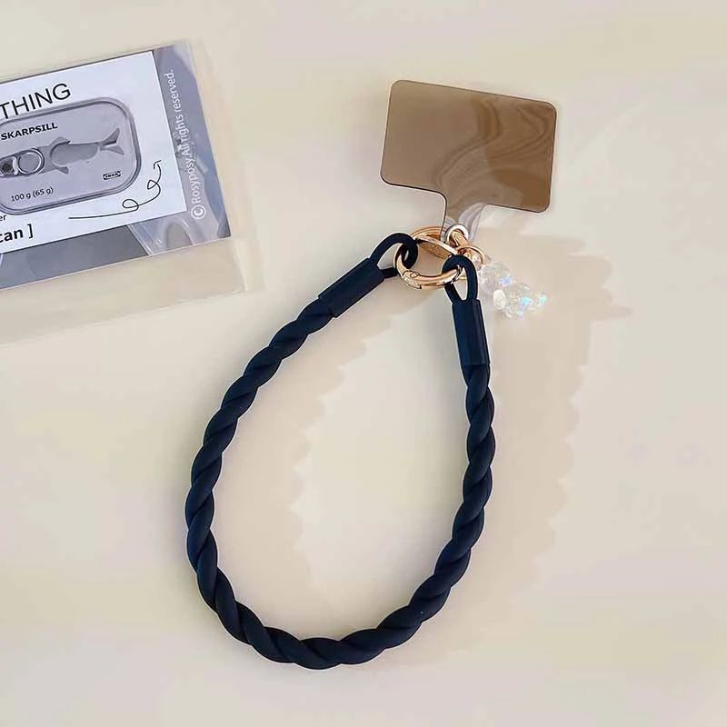 Cute Luminous Bear Phone Strap Long Lanyard Silicone Pendant 9