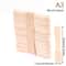 50 Pcs Disposable Wooden Waxing Sticks Body Hair Removal Spatula 15