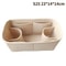 Felt Cloth Bag Organizer Insert Portable Handbag And Makeup Organizer 3