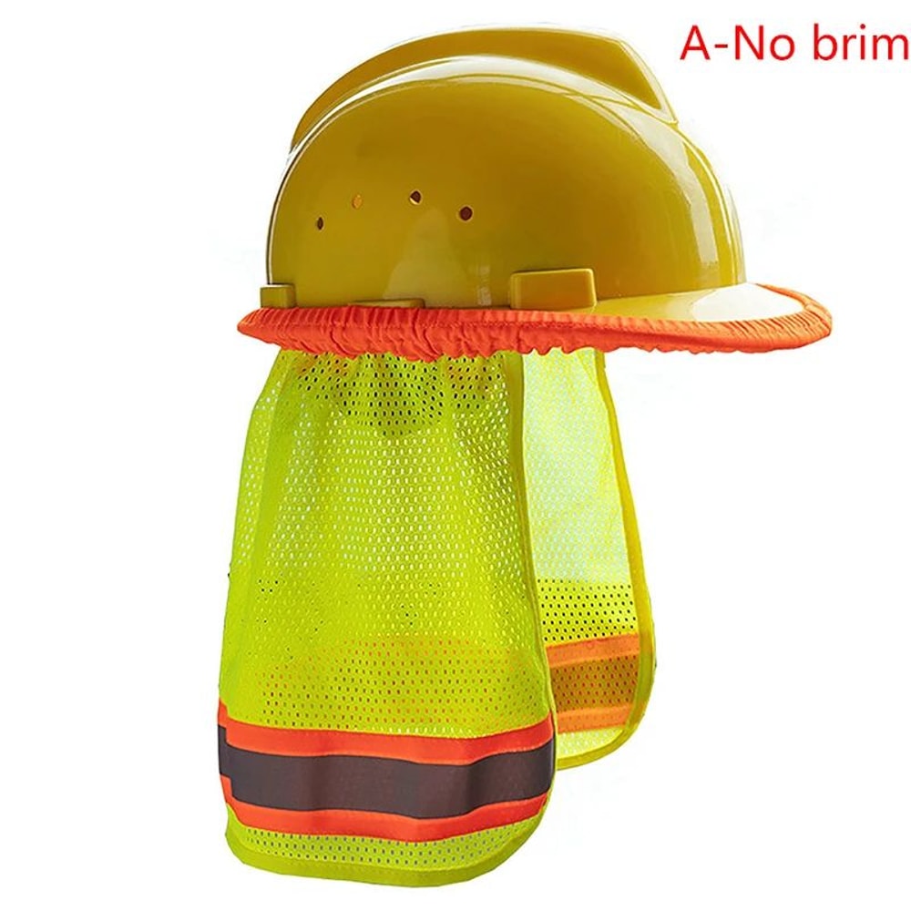 Summer Sun Shade Hard Hat Neck Shield Reflective Safety Helmet Cover 12
