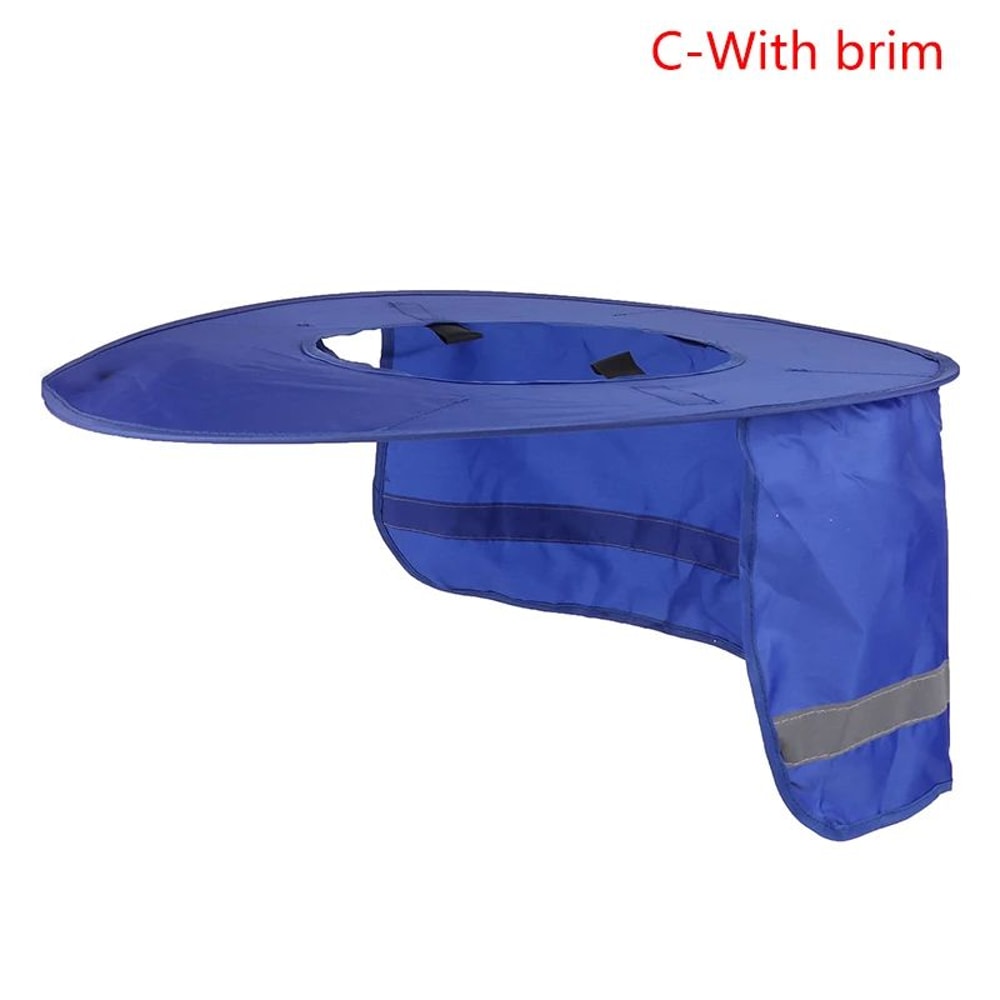 Summer Sun Shade Hard Hat Neck Shield Reflective Safety Helmet Cover 14