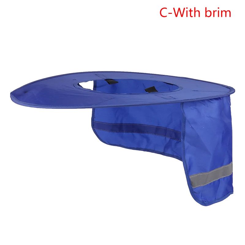 Summer Sun Shade Hard Hat Neck Shield Reflective Safety Helmet Cover 14