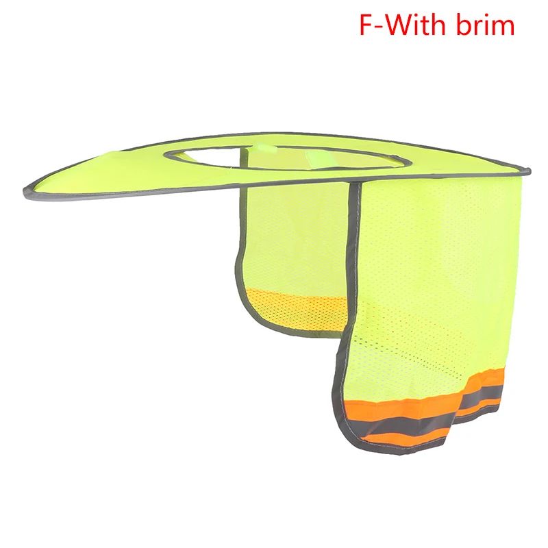 Summer Sun Shade Hard Hat Neck Shield Reflective Safety Helmet Cover 17
