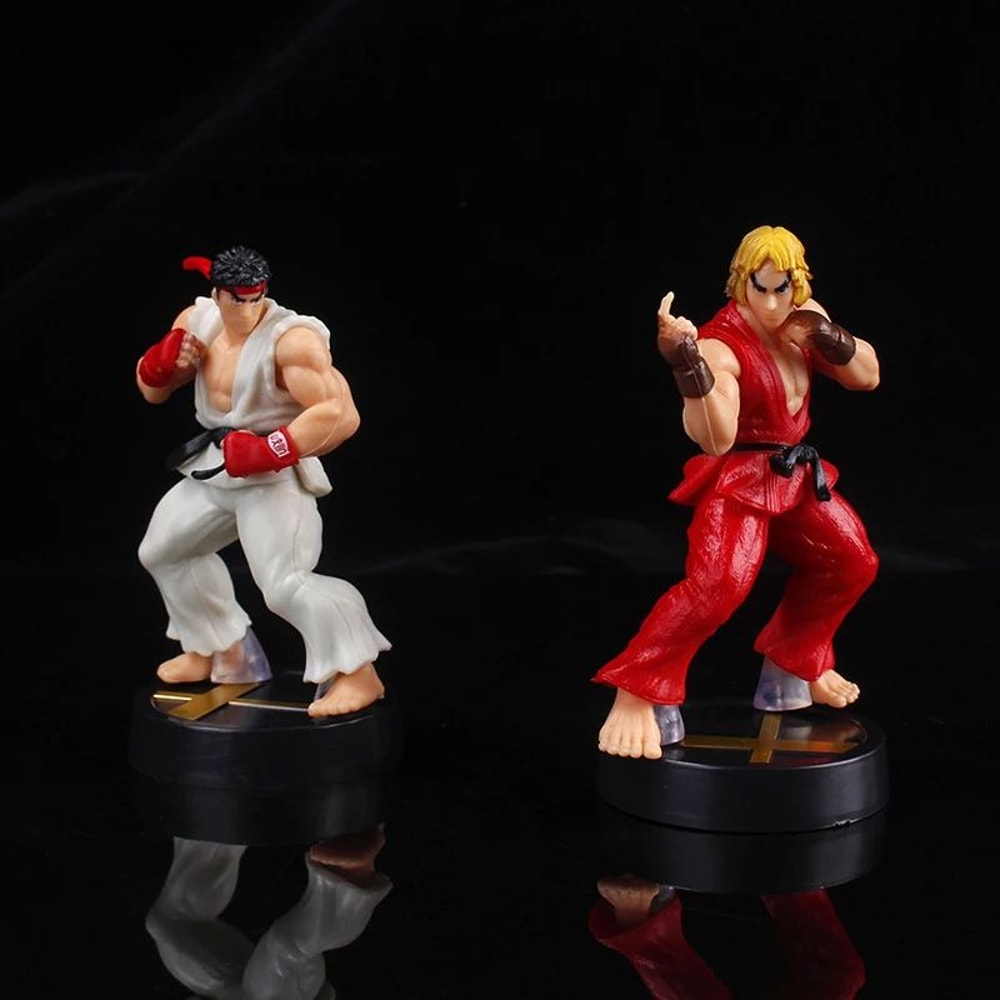 Anime Ken Masters Action Figure PVC Street Fighter Game Doll 1