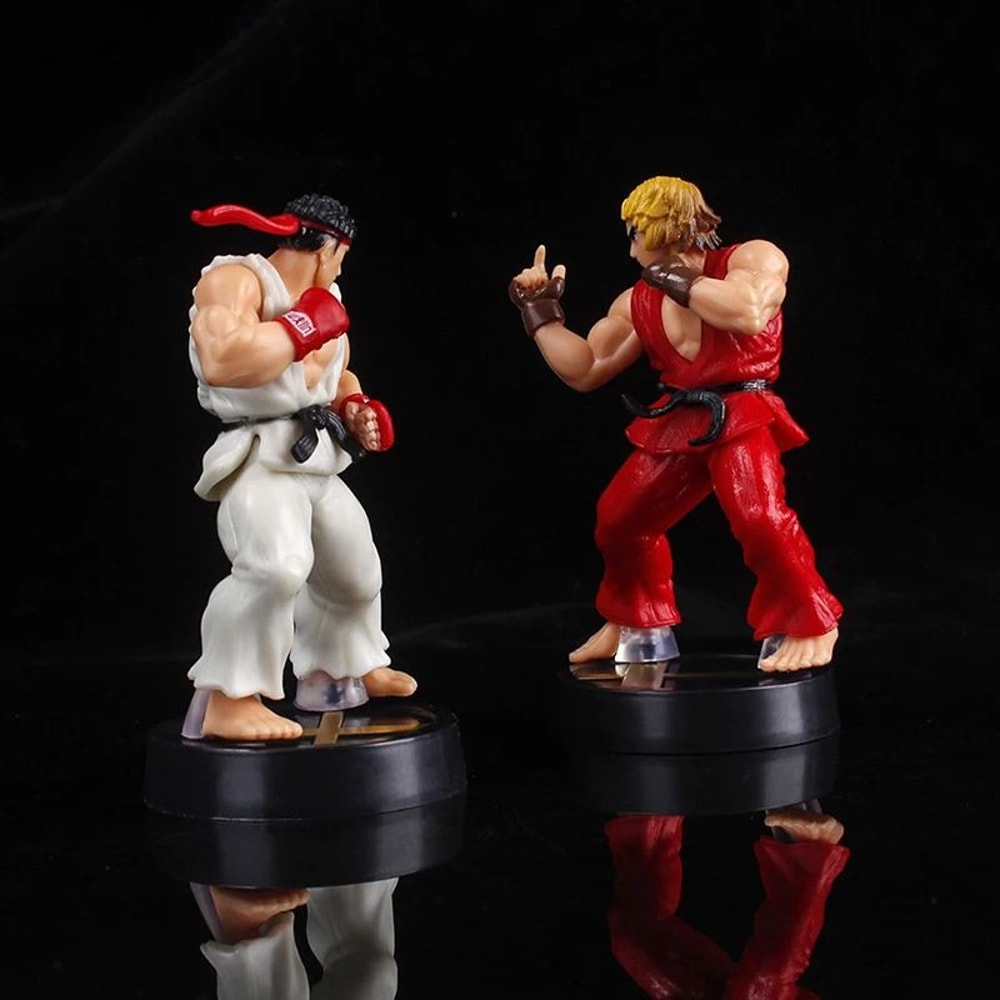 Anime Ken Masters Action Figure PVC Street Fighter Game Doll 2
