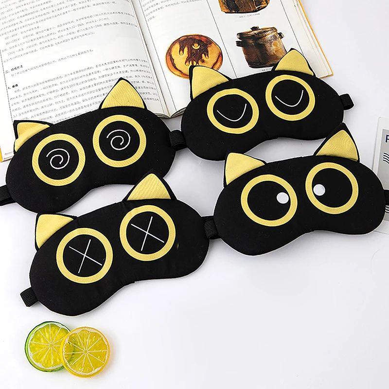 Cute Cartoon Sleep Eye Mask Anime Eye Cover For Kids And Travel 1