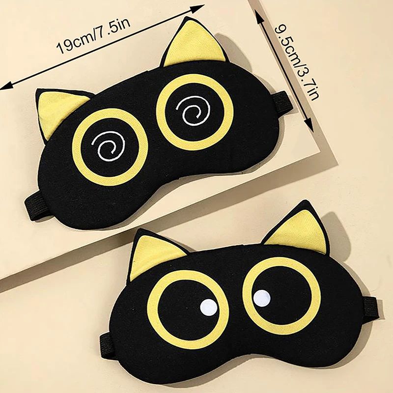 Cute Cartoon Sleep Eye Mask Anime Eye Cover For Kids And Travel 5