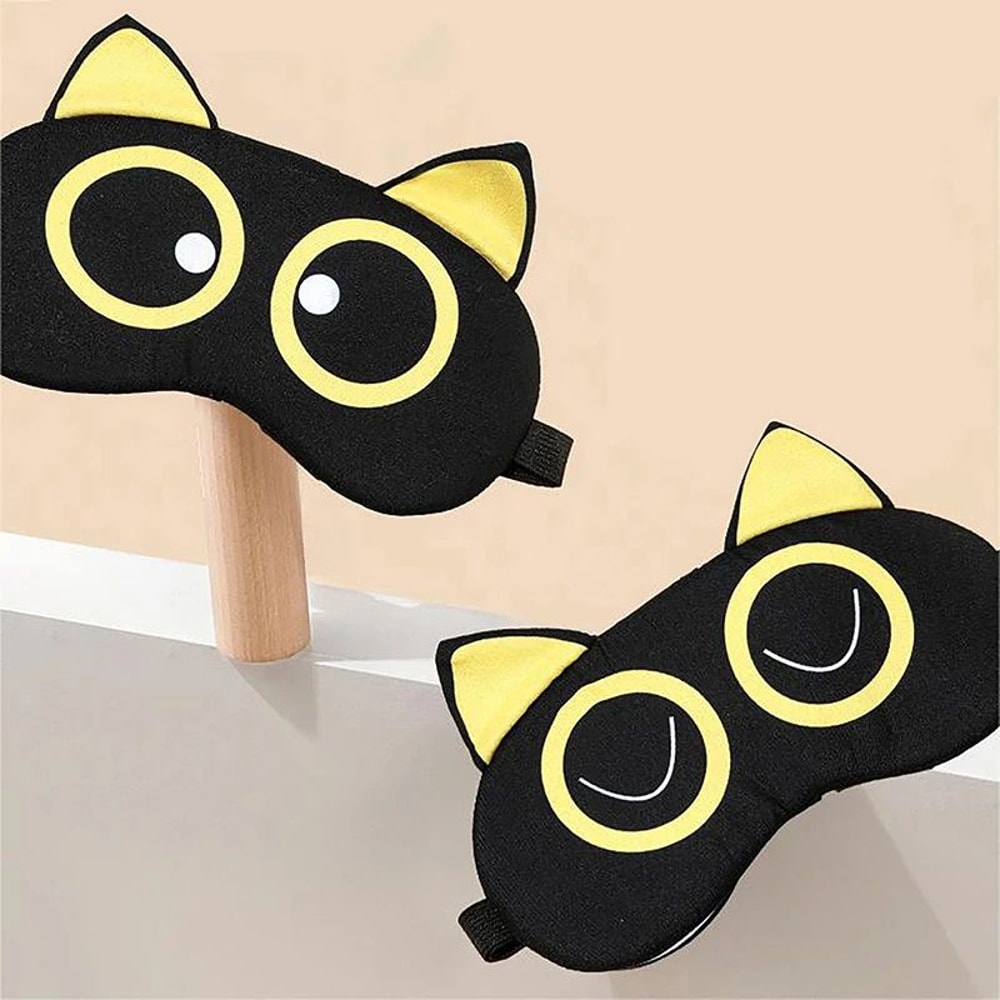 Cute Cartoon Sleep Eye Mask Anime Eye Cover For Kids And Travel 8