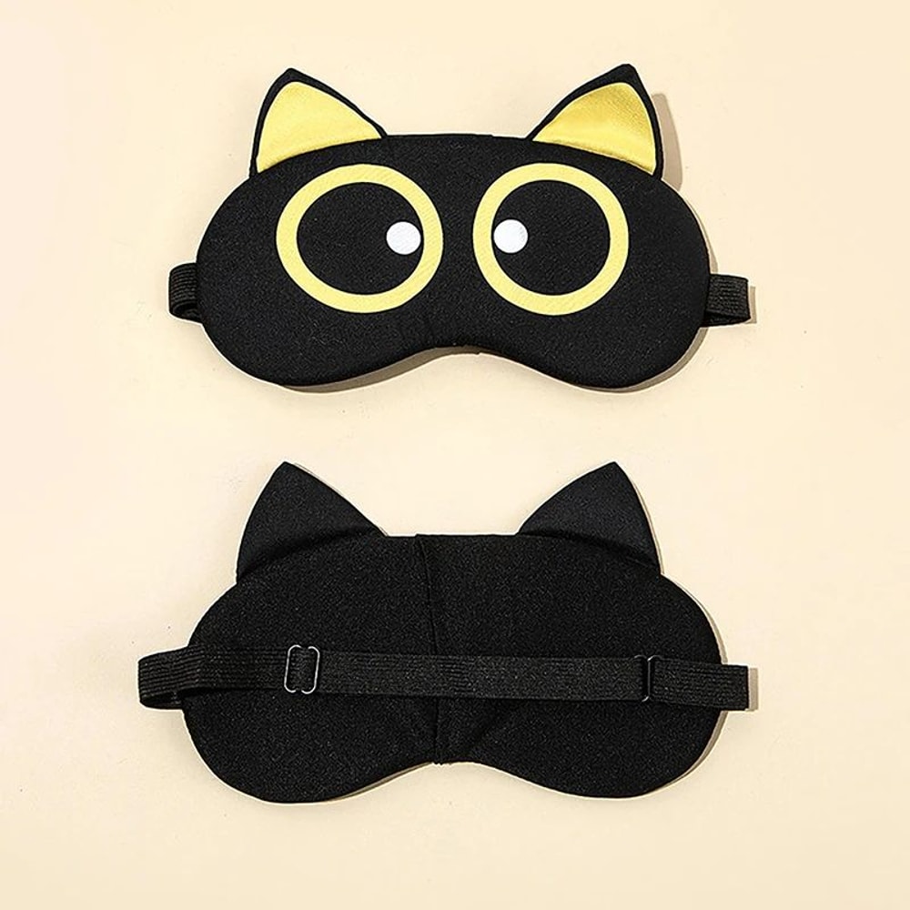 Cute Cartoon Sleep Eye Mask Anime Eye Cover For Kids And Travel 12