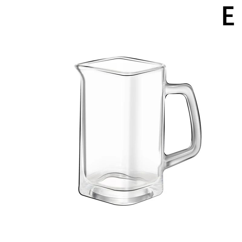 Heat Resistant Glass Measuring Cup With Handle For Espresso And Milk 14