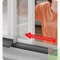 50cm Window Water Blocking Bar Weatherstrip Rain And Windproof Seal 10