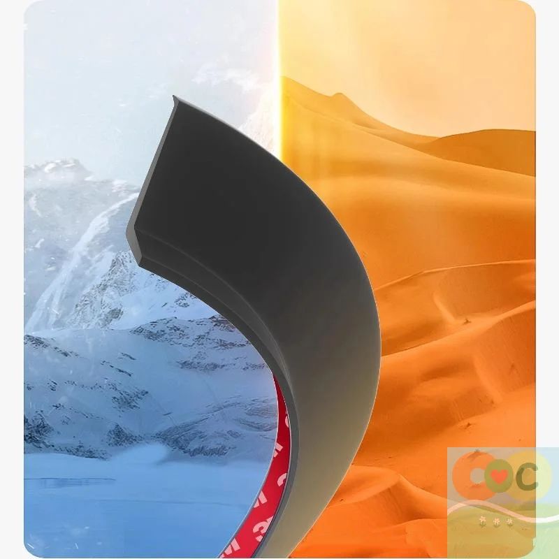 50cm Window Water Blocking Bar Weatherstrip Rain And Windproof Seal 12