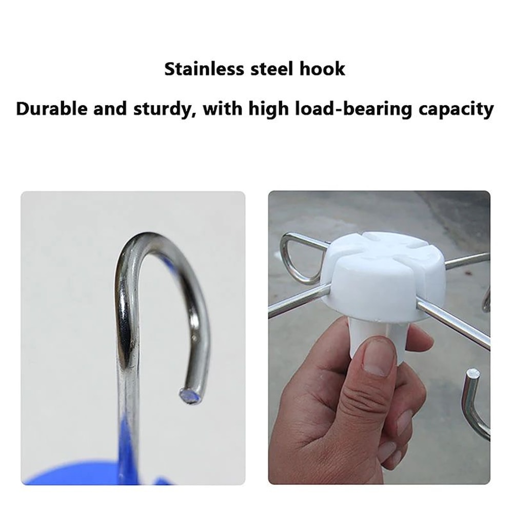 Infusion Stand Hook IV Bag Rack Steel Drip Holder Vertical Hanger 6