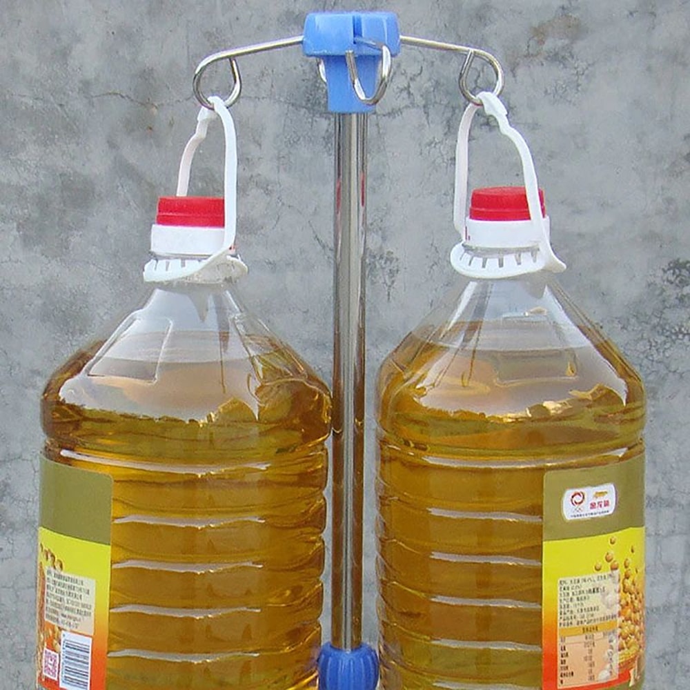 Infusion Stand Hook IV Bag Rack Steel Drip Holder Vertical Hanger 7