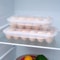 Egg Storage Box With Lid Refrigerator Egg Organizer Tray 2