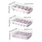 Egg Storage Box With Lid Refrigerator Egg Organizer Tray 5