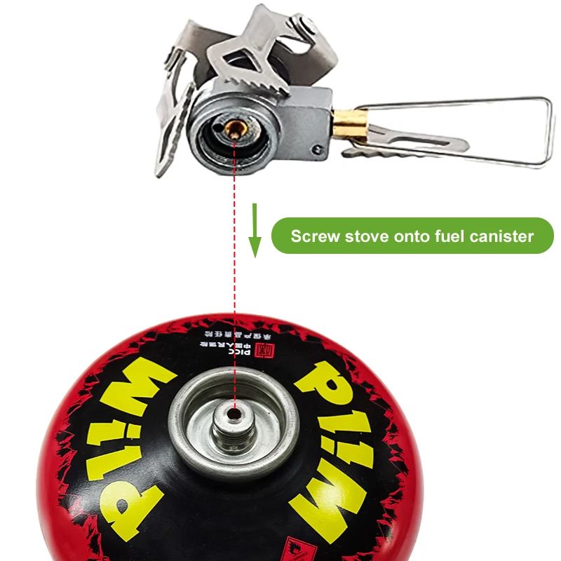 Ultralight Titanium Camping Gas Stove BRS 3000T Portable Outdoor Burner 2