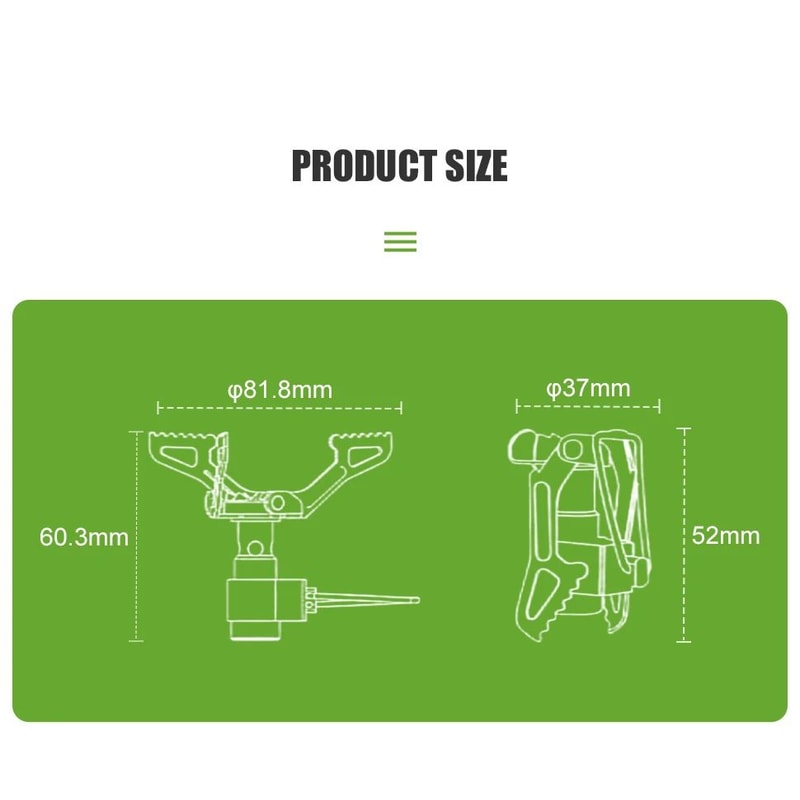 Ultralight Titanium Camping Gas Stove BRS 3000T Portable Outdoor Burner 11
