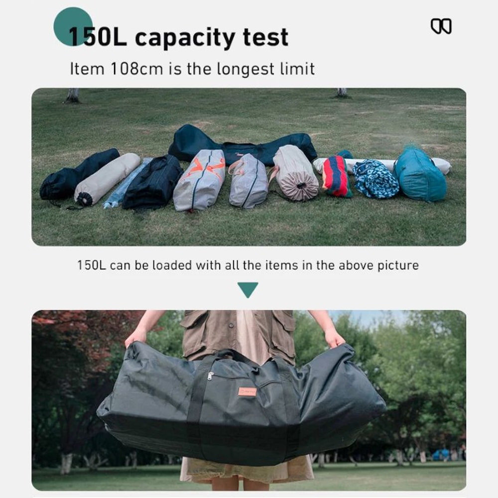 Westtune 100L Camping Tools Storage Bag Folding Large Capacity Travel Gear Organizer 4