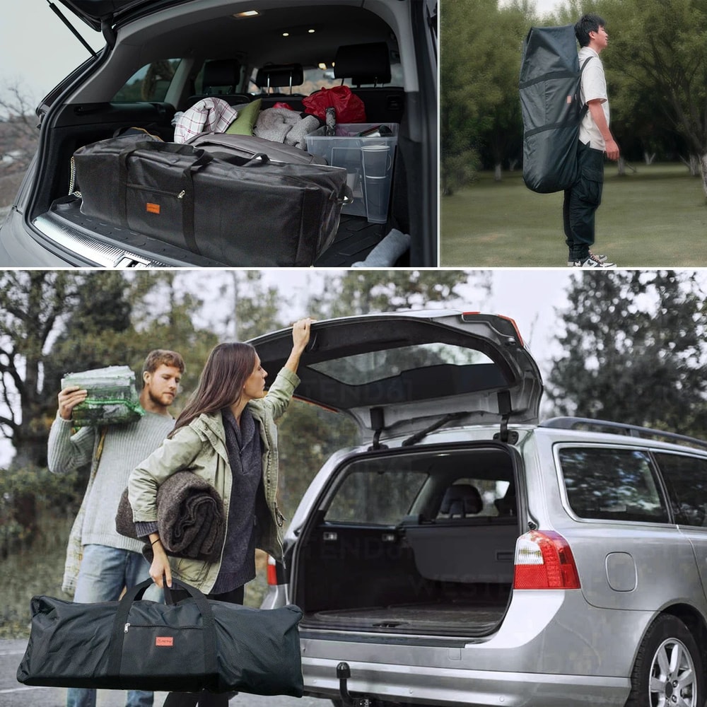 Westtune 100L Camping Tools Storage Bag Folding Large Capacity Travel Gear Organizer 5