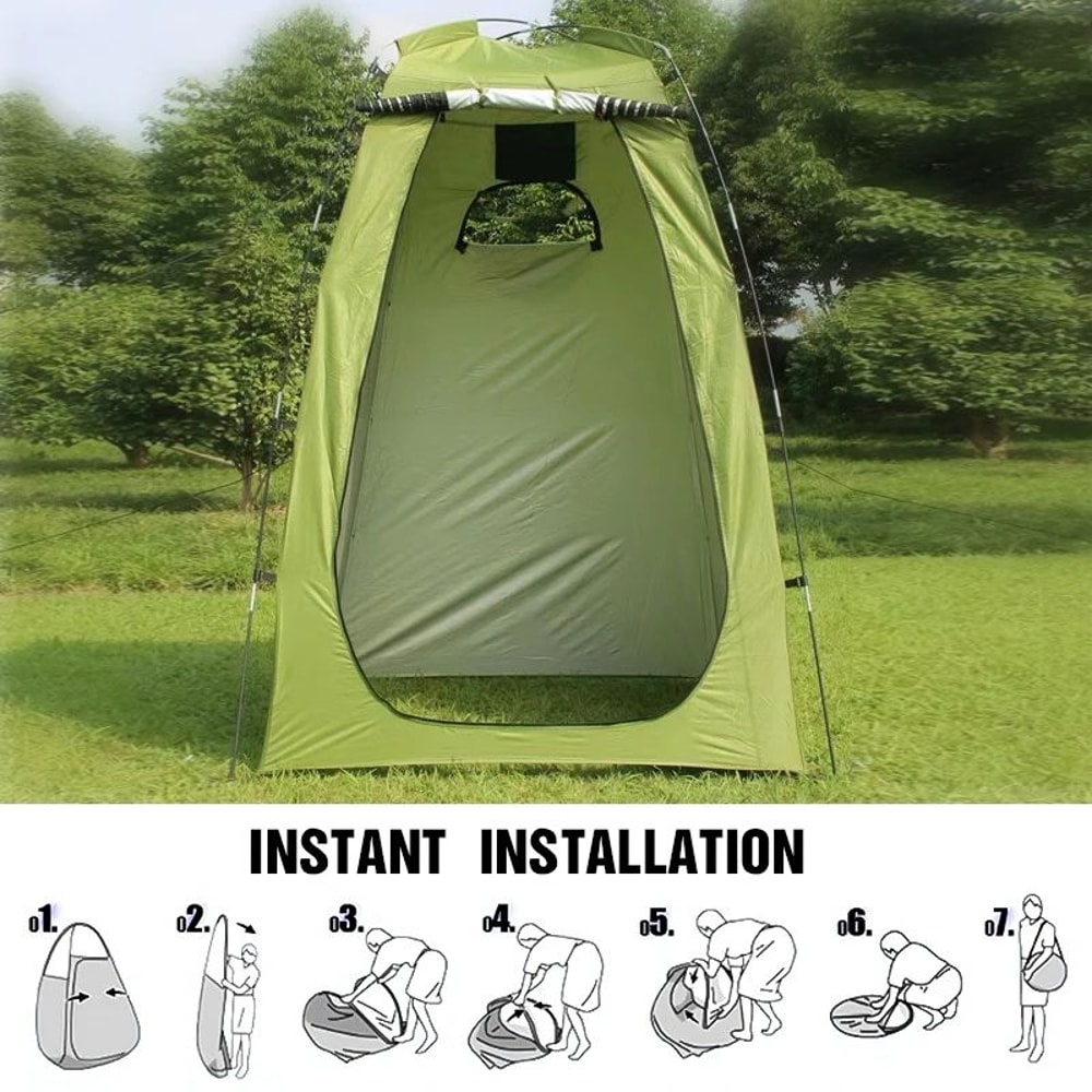 Westtune Portable Waterproof Privacy Shower Tent Outdoor Changing Shelter 4