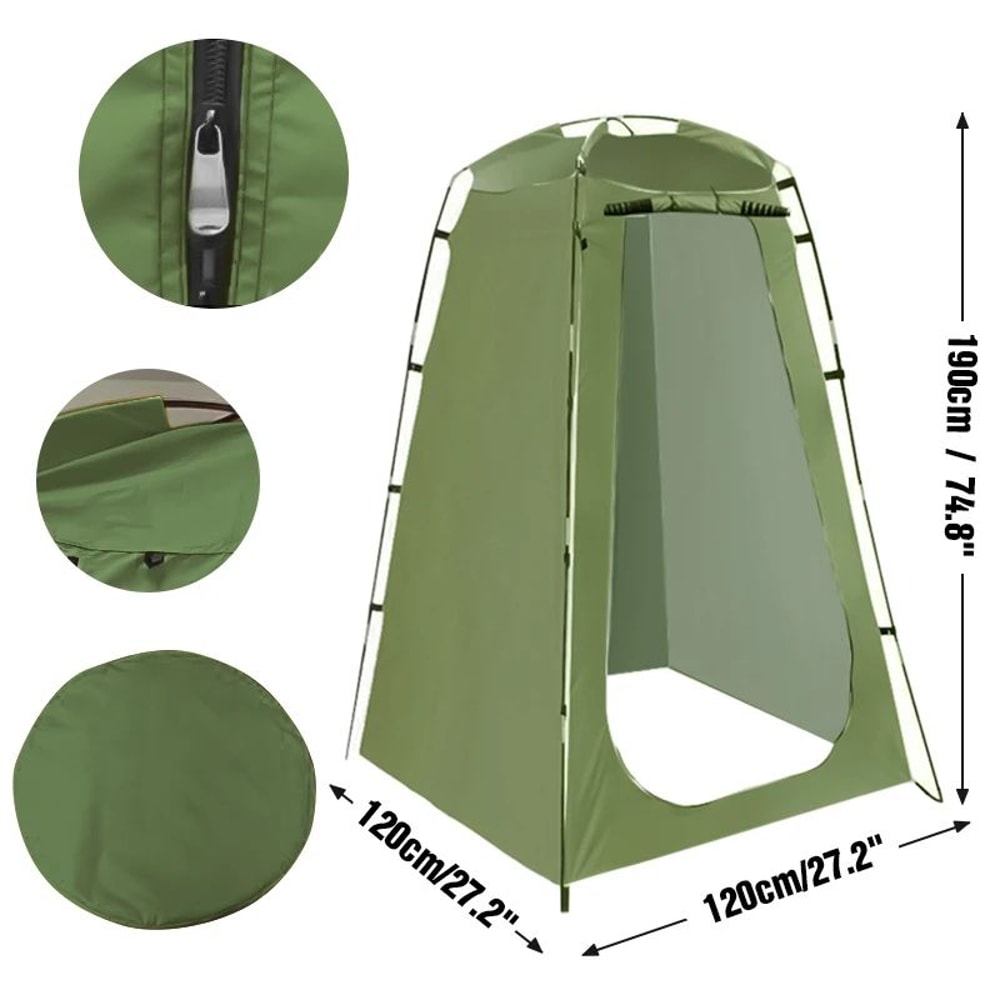 Westtune Portable Waterproof Privacy Shower Tent Outdoor Changing Shelter 6